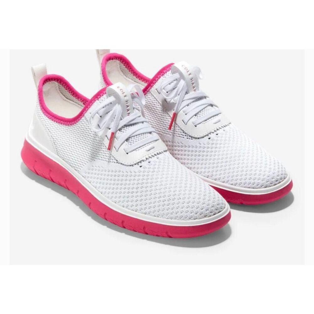 Cole Haan Generation Zerøgrand White Stitchlite Lightweight Active Sneakers Mens